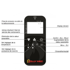 RADIOCOMMANDE MONOLITHE NOIR Jolly Mec