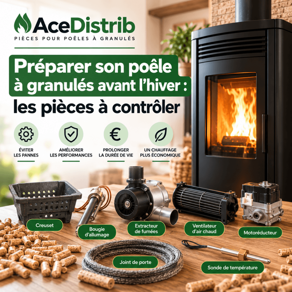 Préparer son poêle à granulés avant l’hiver : les pièces à contrôler