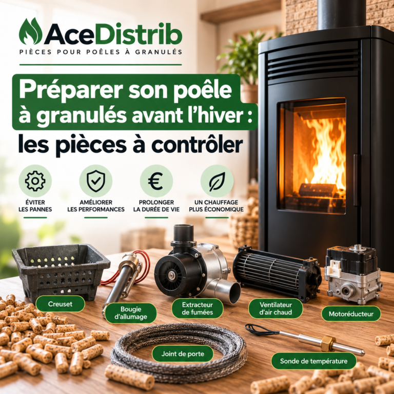 Préparer son poêle à granulés avant l’hiver : les pièces à contrôler