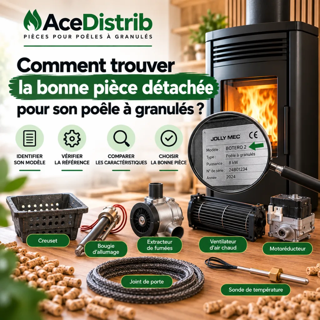 Comment trouver la bonne pièce détachée pour son poêle à granulés ?